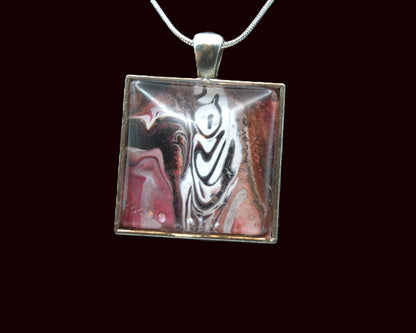 Unique Eyecatching Square Pendant Necklace