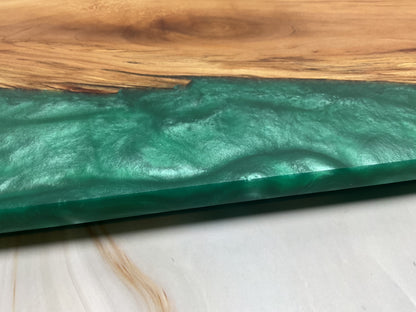 Crafted in the Blue Ridge Mountains- Black Oak and Okinawa Green Charcuterie Board