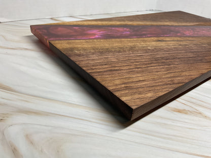 Stunning Charcuterie Board- Walnut with Dragons Breath