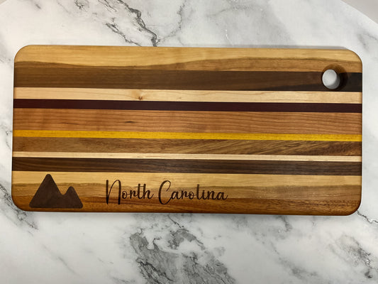 Inlay Accent Cutting Board – Handcrafted Hardwood