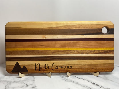 Inlay Accent Cutting Board – Handcrafted Hardwood