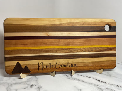 Inlay Accent Cutting Board – Handcrafted Hardwood