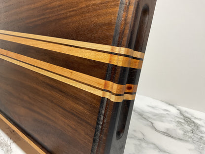 Naturally Unique Cutting Board – Handcrafted Hardwood Kitchen Board