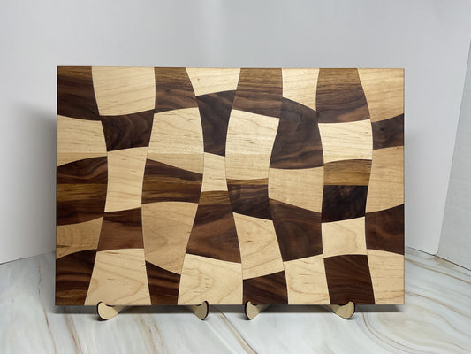 Functional Art Cutting Board – Handmade Hardwood Kitchen Board
