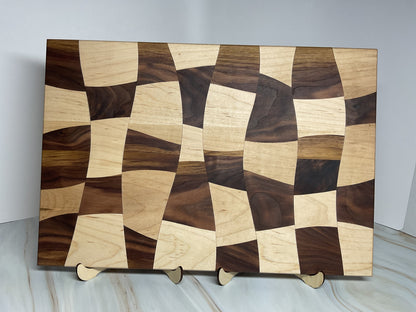 Functional Art Cutting Board – Handmade Hardwood Kitchen Board