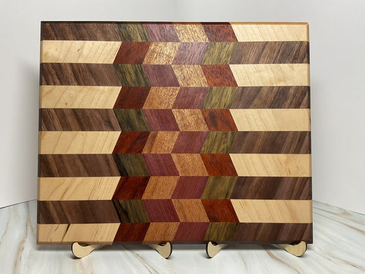 Modern Cutting Board- Handcrafted Hardwoods