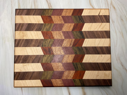 Modern Cutting Board- Handcrafted Hardwoods
