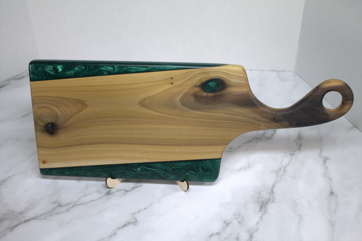 Beautiful Rainbow Poplar Charcuterie Board