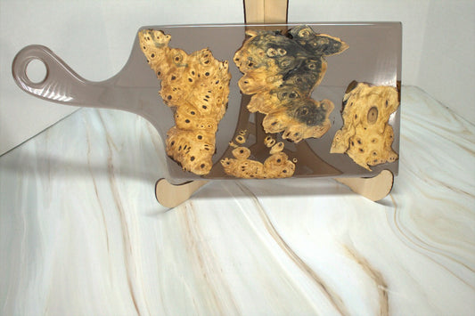 Show-stopping Buckeye Burl Charcuterie Board