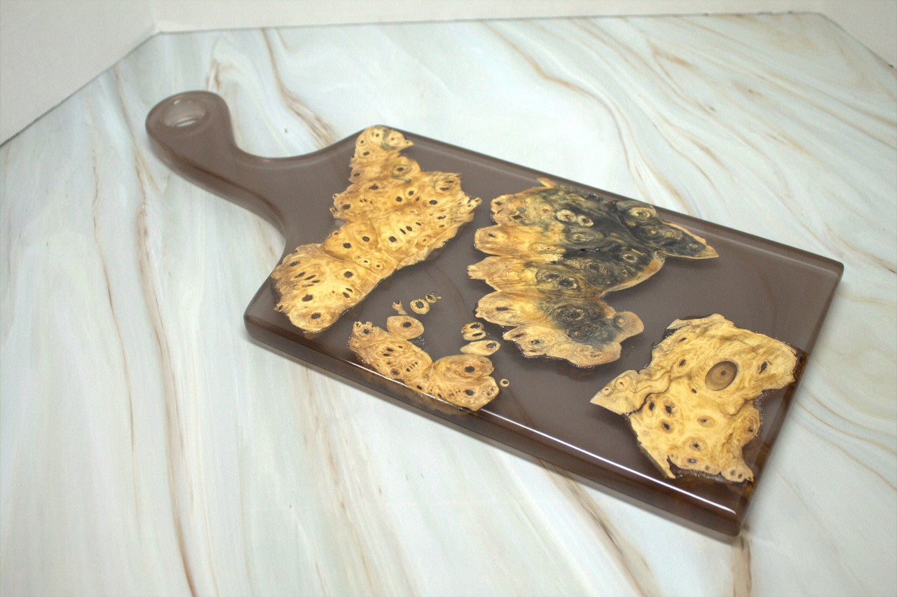 Show-stopping Buckeye Burl Charcuterie Board