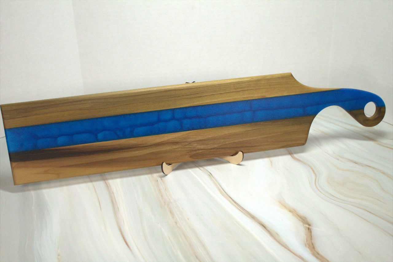 One of a Kind Poplar Long Handled Bread or Sushi Board