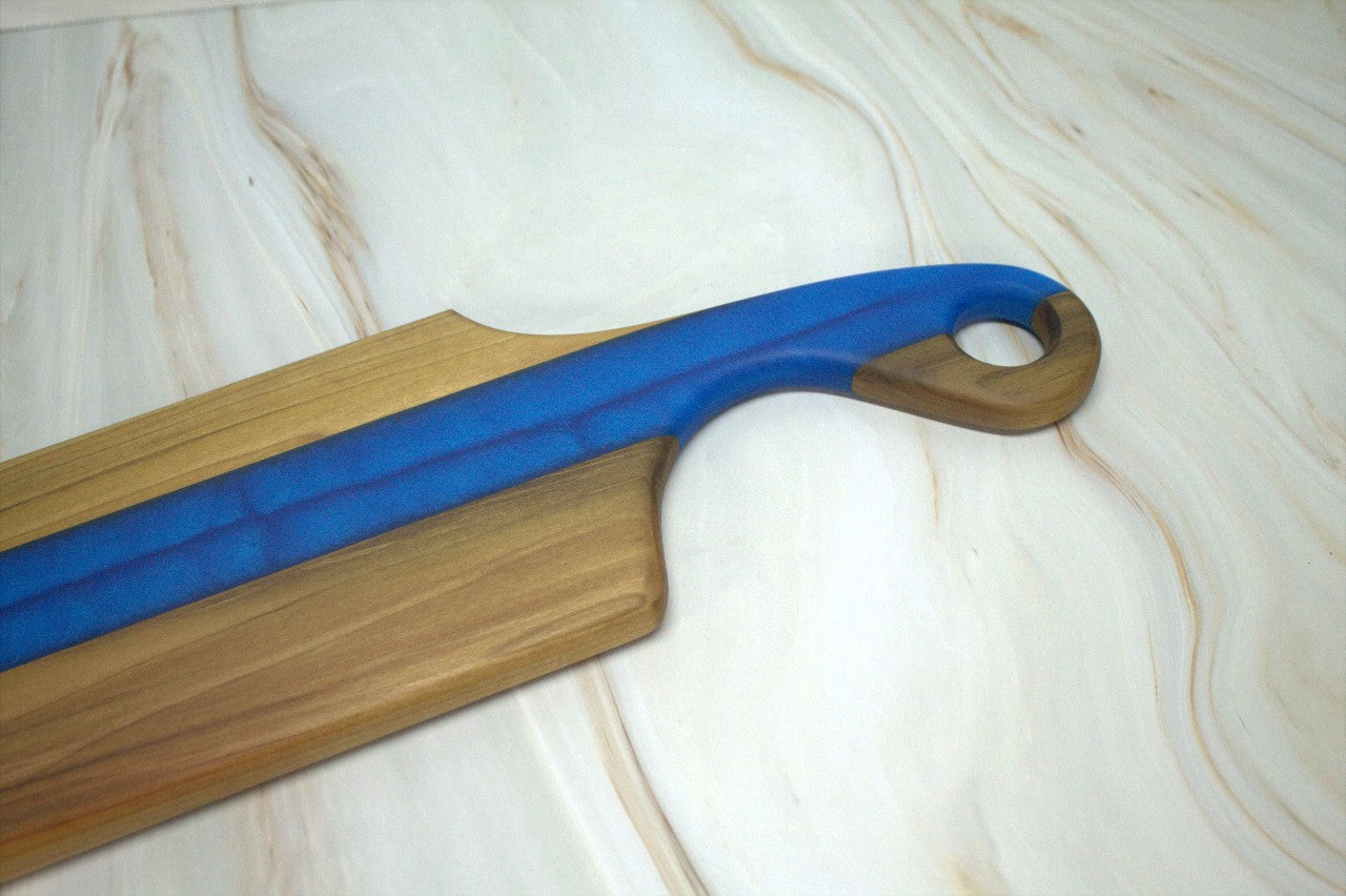 One of a Kind Poplar Long Handled Bread or Sushi Board