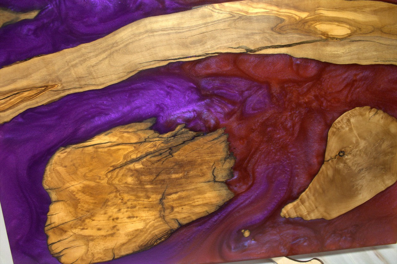 Showstopping Charcuterie Board- Olive wood, Dual Colored