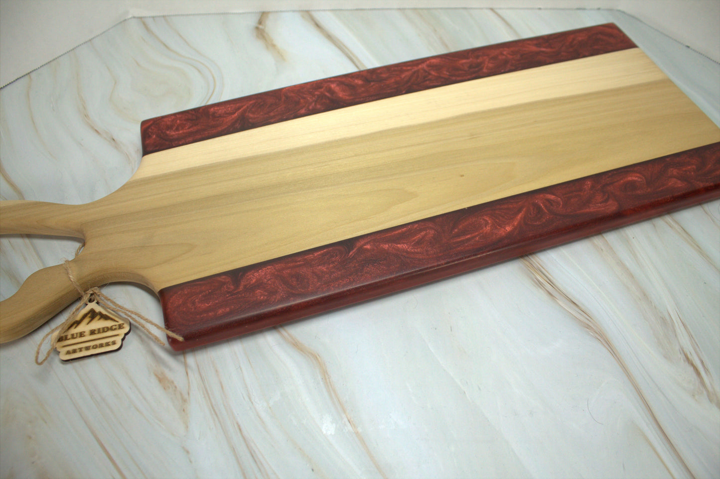 Long Handled Poplar Wood Charcuterie Board