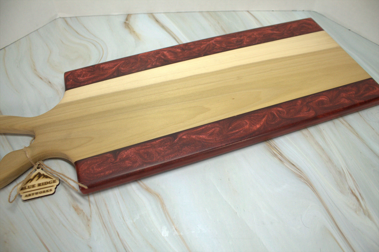 Long Handled Poplar Wood Charcuterie Board