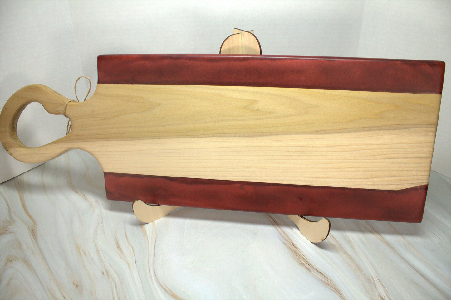 Long Handled Poplar Wood Charcuterie Board